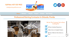 Desktop Screenshot of paintsquadhomes.com